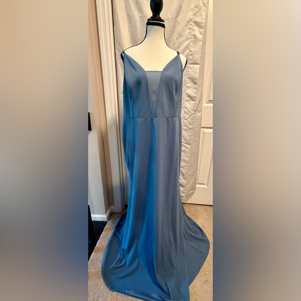 Chic Blue Maxi Dress